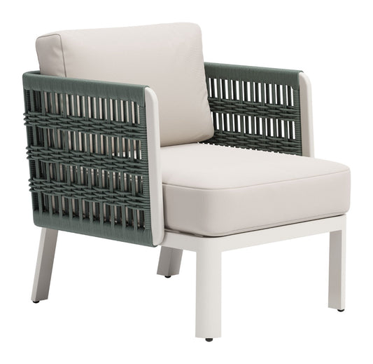 Bridgehampton white armchair outdoor furniture