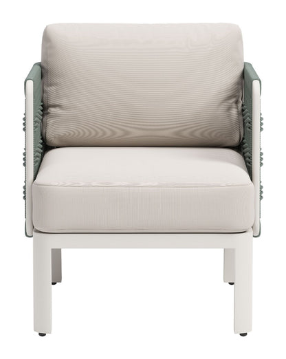 Bridgehampton white armchair outdoor furniture