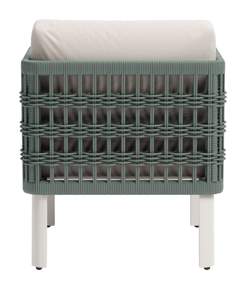 Bridgehampton white armchair outdoor furniture