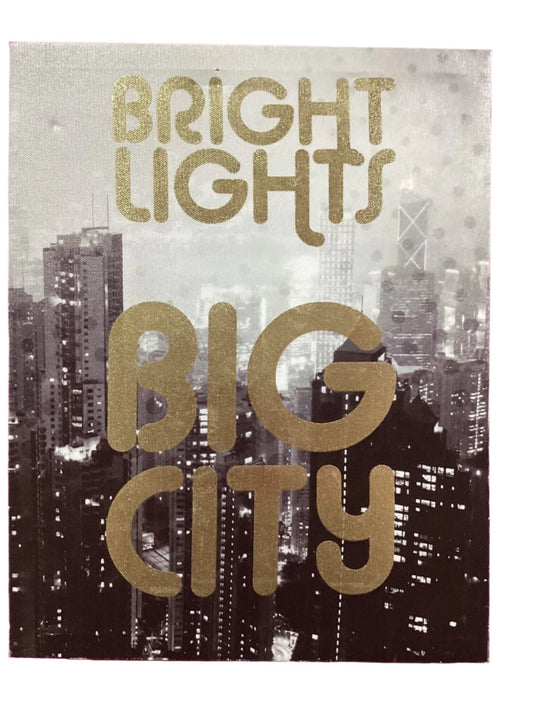 Bright Lights Big City Wall Art- Open Box