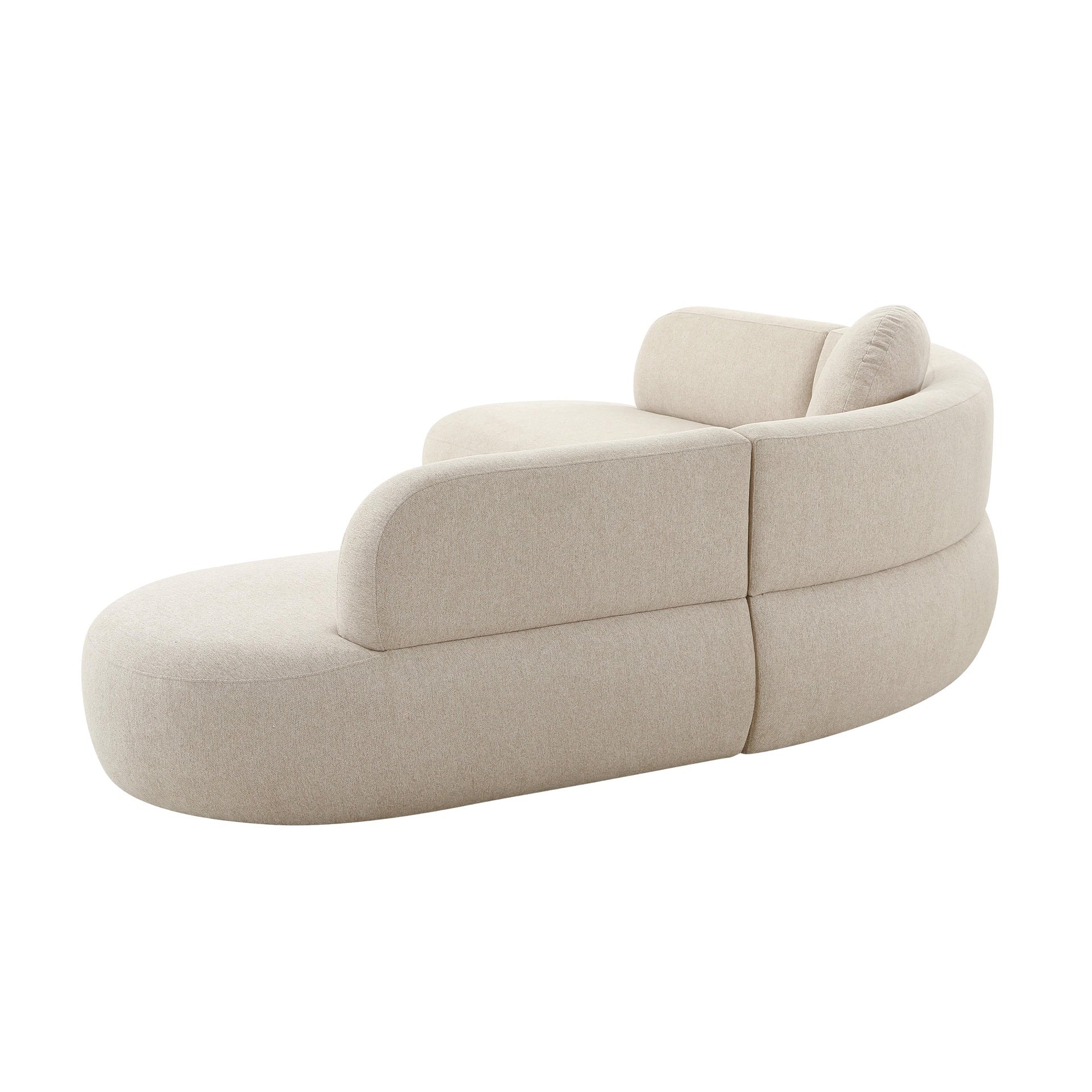 Modern sectional sofa in cream