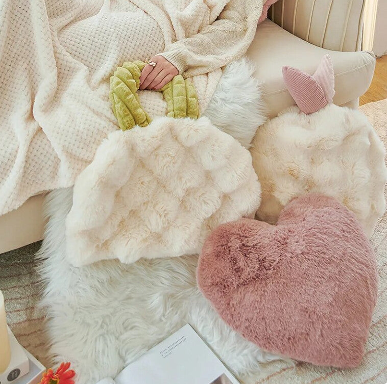 Super Soft Bunny Ear Pillow w Blanket