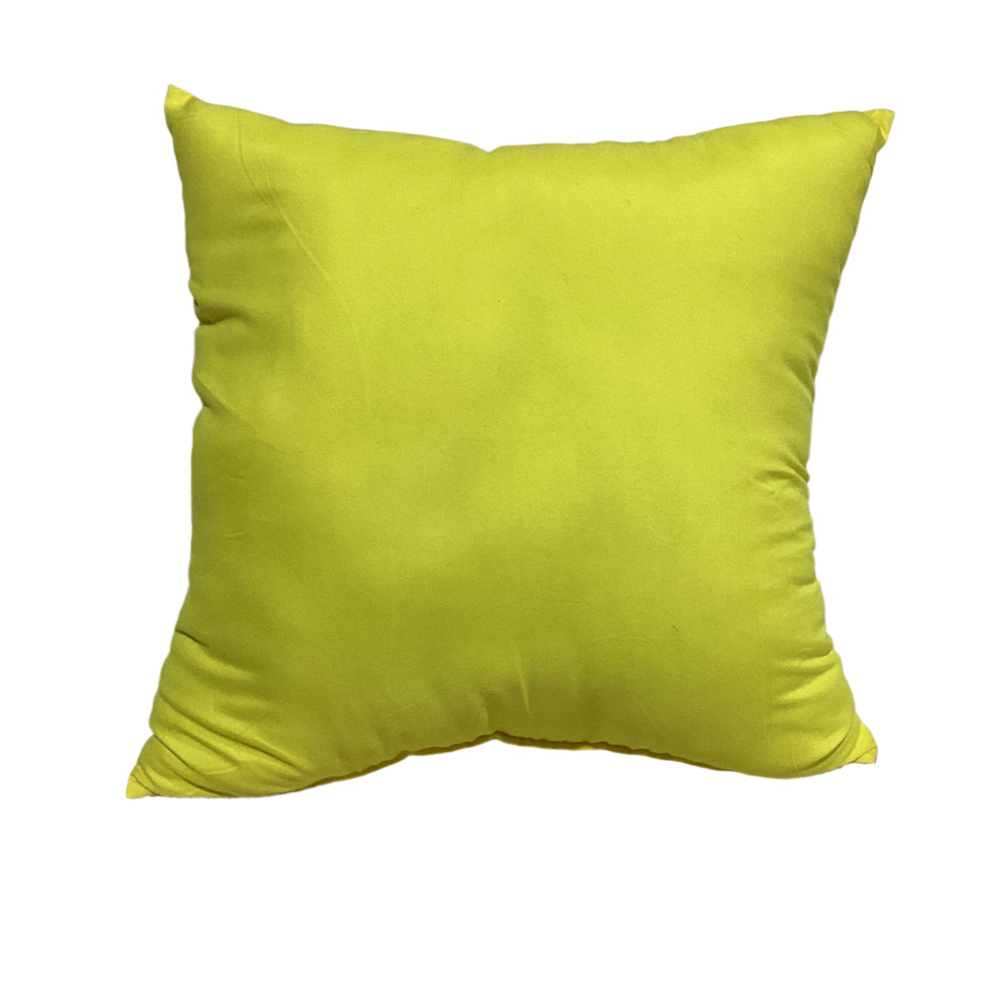 Neon yellow 16”x16” pillow