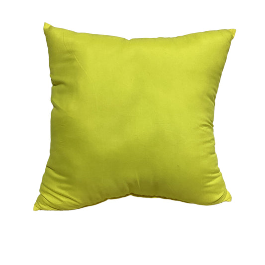 Neon yellow 16”x16” pillow