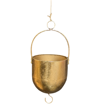 Gold Hanging Planters