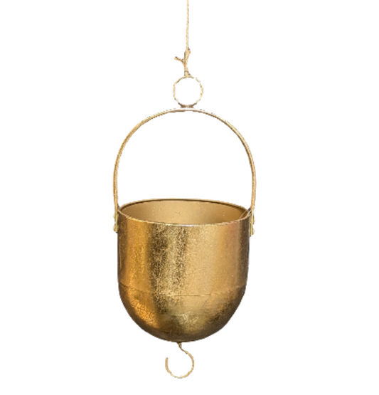 Gold Hanging Planters