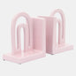 CER Arch Bookends Blush beautiful heavy bookends