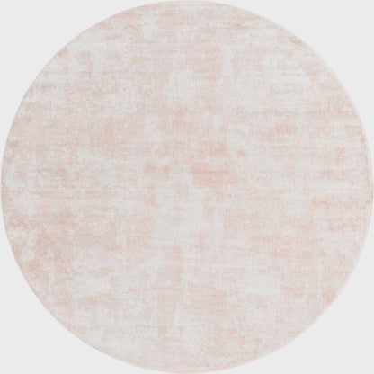 Carnation Pink Aurora Round Rug