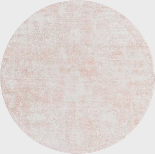 Carnation Pink Aurora Round Rug