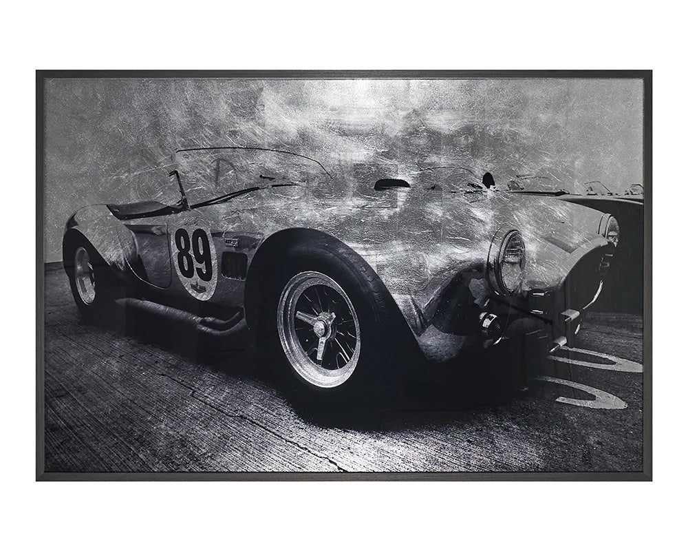 Cobra 427 vintage style wall art handmade 