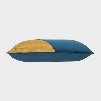 Coco Navy Gold Pillow  soft velvet