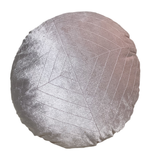 Round pink pillow