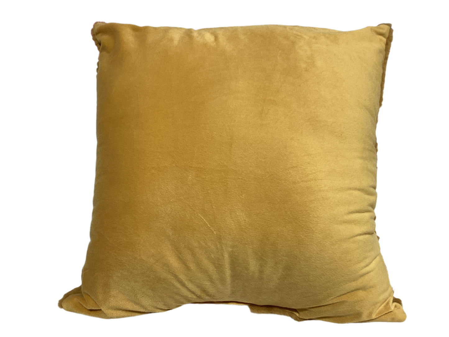 Burnt Yellow Throw Pillow