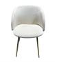 Cream Velvet Dining Chairs (Set of 3)-OPEN BOX