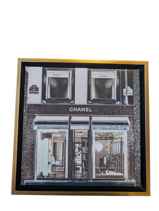 Oliver Gal Chanel Storefront Print- Open Box