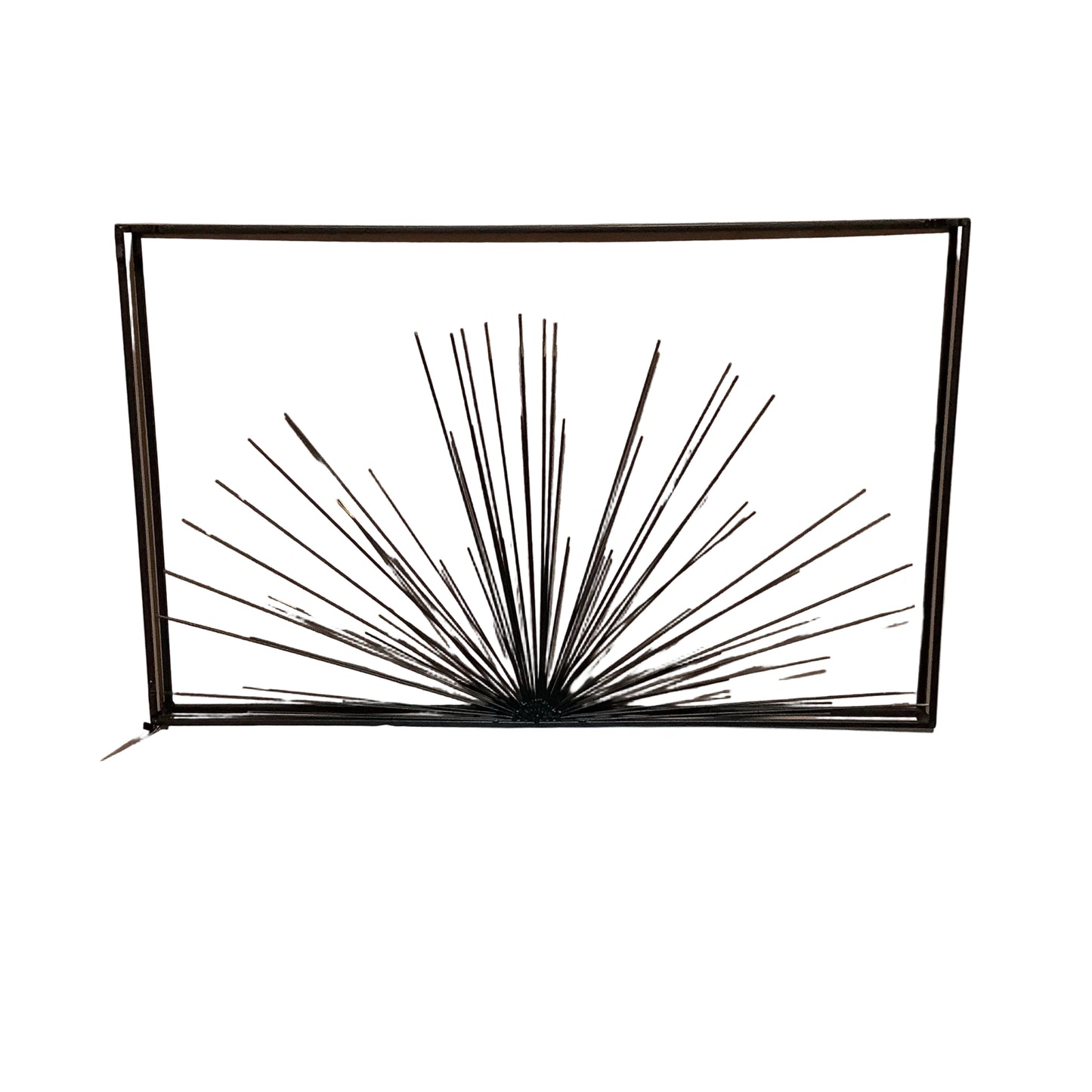 32”x20” Metal Wall Art  Black & Gold
