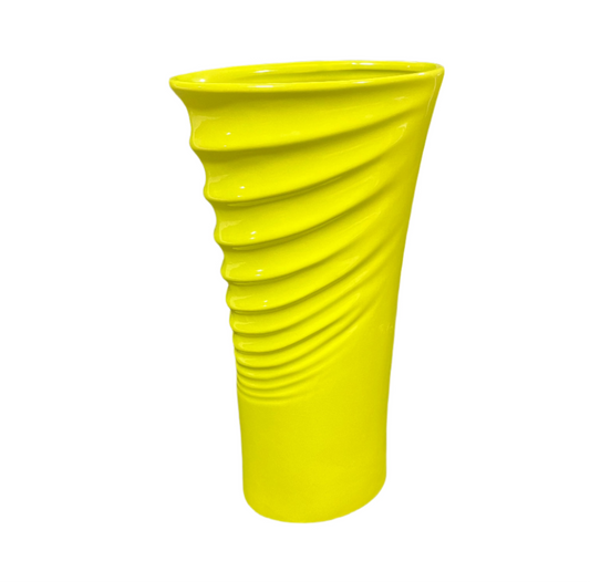 Lime ceramic vase