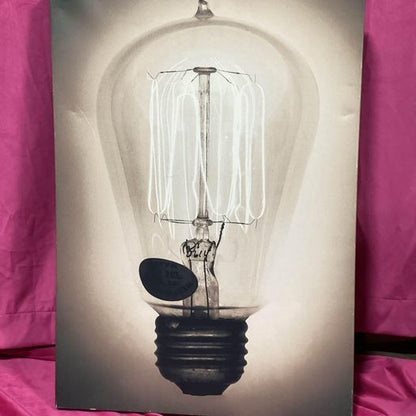 Edison Bulb Print- OPEN BOX
