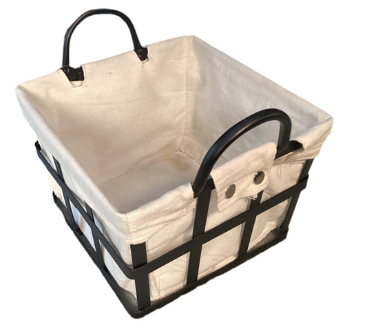 Metal basket/Black