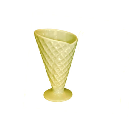 Ceramic Waffle Cone-Yellow