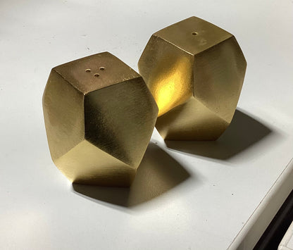 Gold Salt & Pepper Shakers