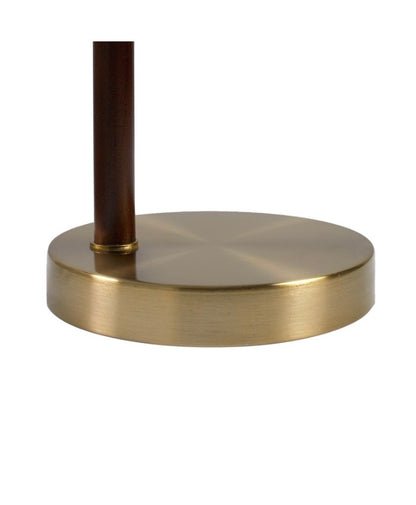 Brass Faux wood Lamp