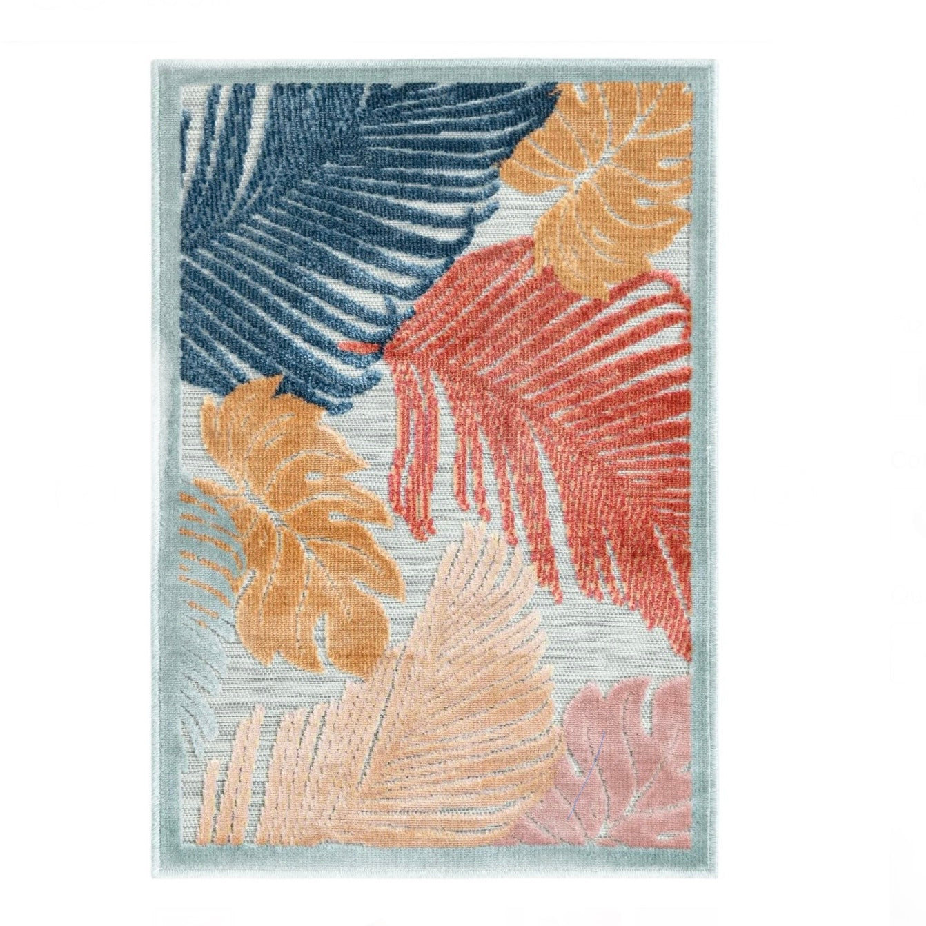 Outdoor Botanical Rectangle Rug