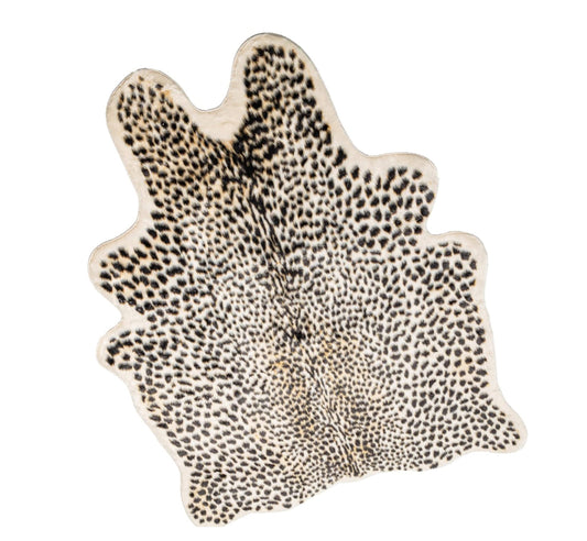 Faux Fur Leopard Rug-OPEN BOX