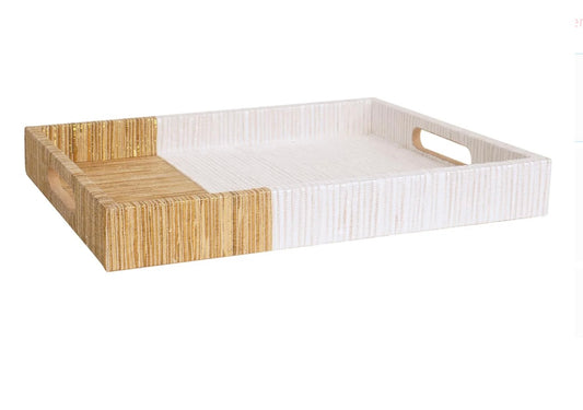 Neutral Woven Trays (SET OF 2)
