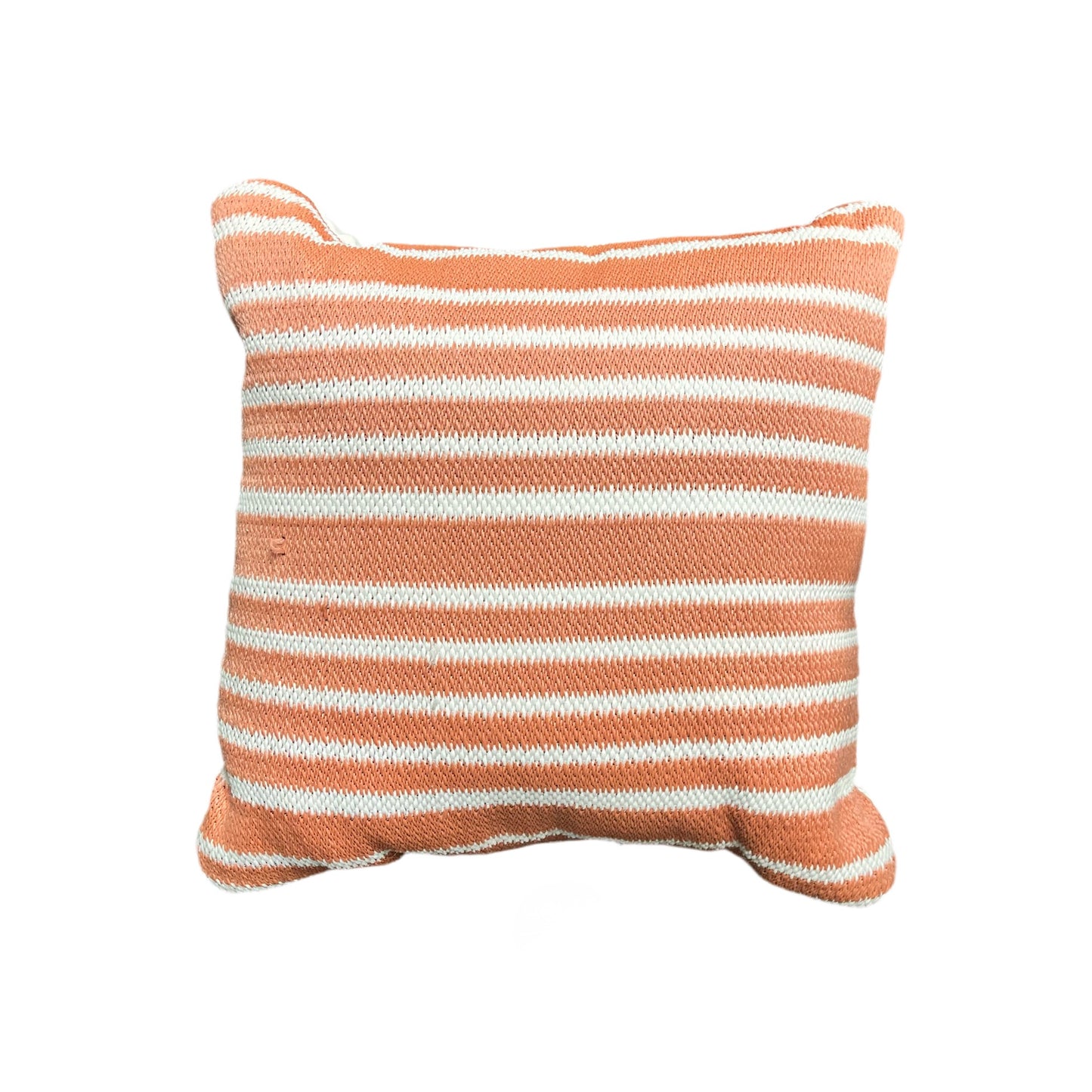 Coral & White Decorative Pillow -Open Box