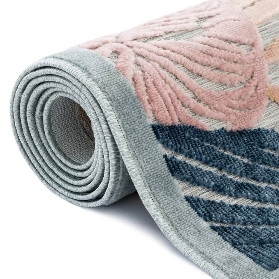 Outdoor Botanical Rectangle Rug
