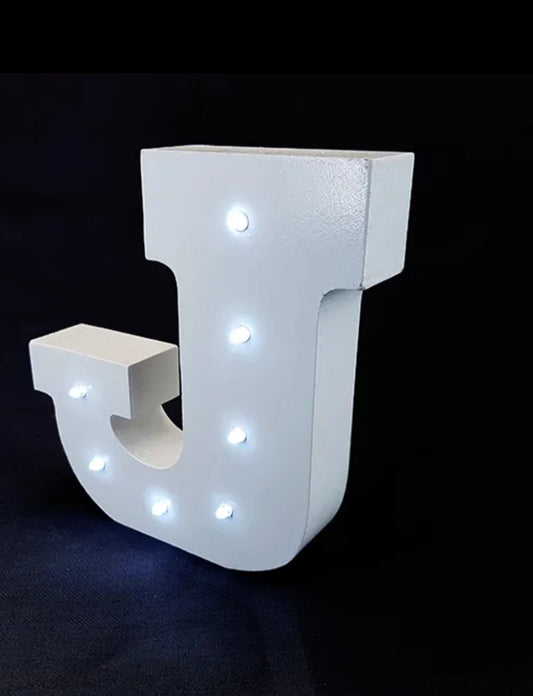 Wooden letter “J”