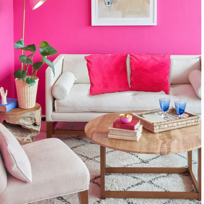 Custom Hot Pink Pillows (SET OF 2)