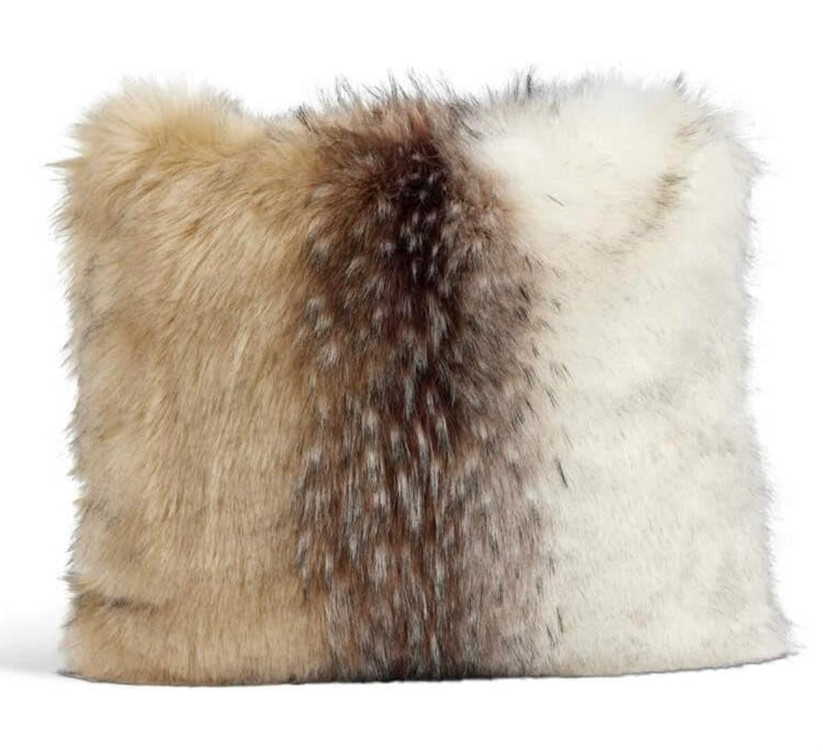 Arctic Fox Faux Fur Pillow