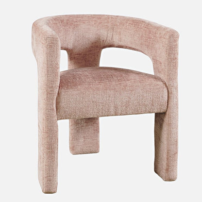 gwen stool modern with polyester upholstering pink