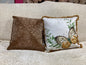 decorative throw pillow - Gold butterfly set of 2