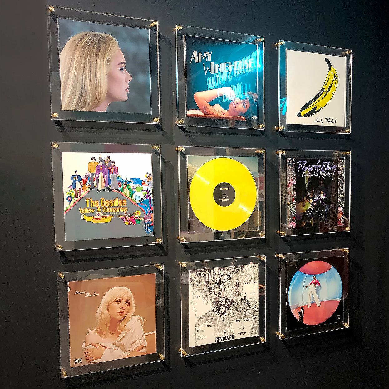 Record Album Frames with 12x12" Acrylic Mat (for Sleeve or Vinyl) -5423