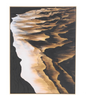 Black Canvas Abstract Ombre Textured Framed Wall Art