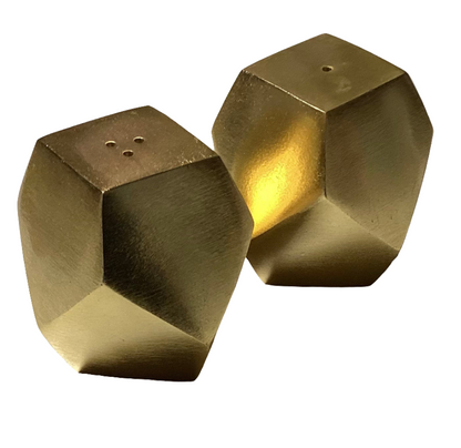 Gold Salt & Pepper Shakers