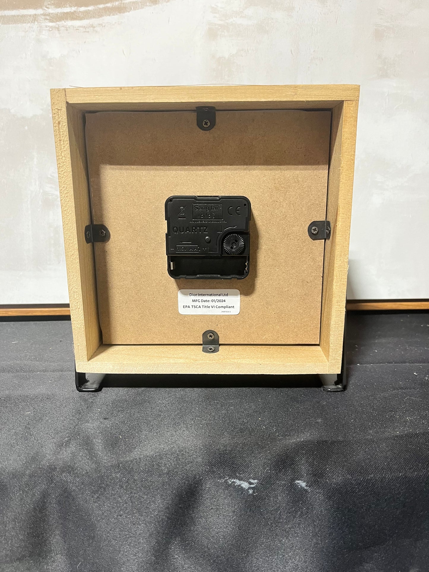 Square Table Clock