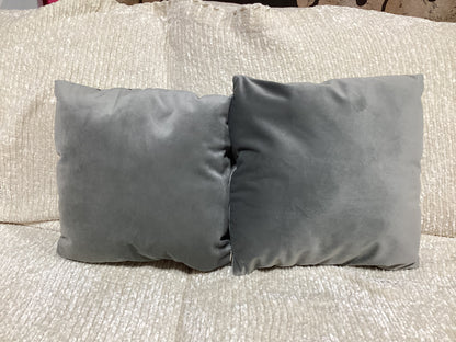 Small smoke grey pillow -open box-Set of 2