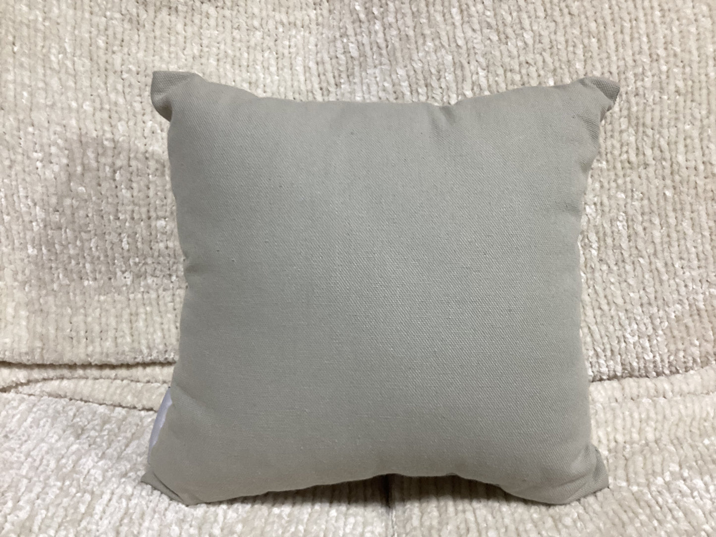 Grey “Love” pillow -open box-