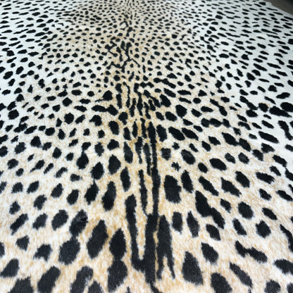 Faux Fur Leopard Rug-OPEN BOX