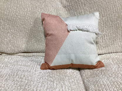 Small Orange, Peach, Cream Pillow-open box-