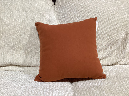 Burnt orange “Thankful” pillow- Open Box