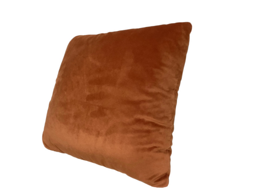 Small Burnt Orange Accent Pillow