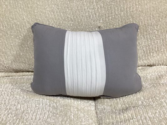 12”x16” grey pillow -open box