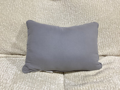 12”x16” grey pillow -open box