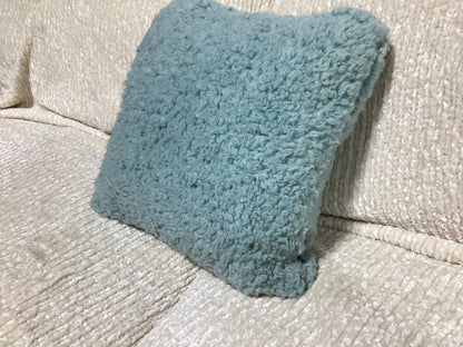 Petite Turquoise Accent Pillow – 12" x 12" OPEN BOX