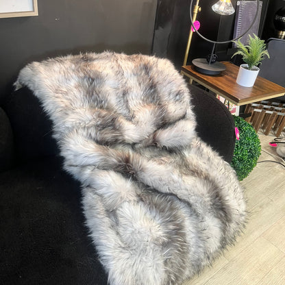 Silver Chinchilla Faux Fur